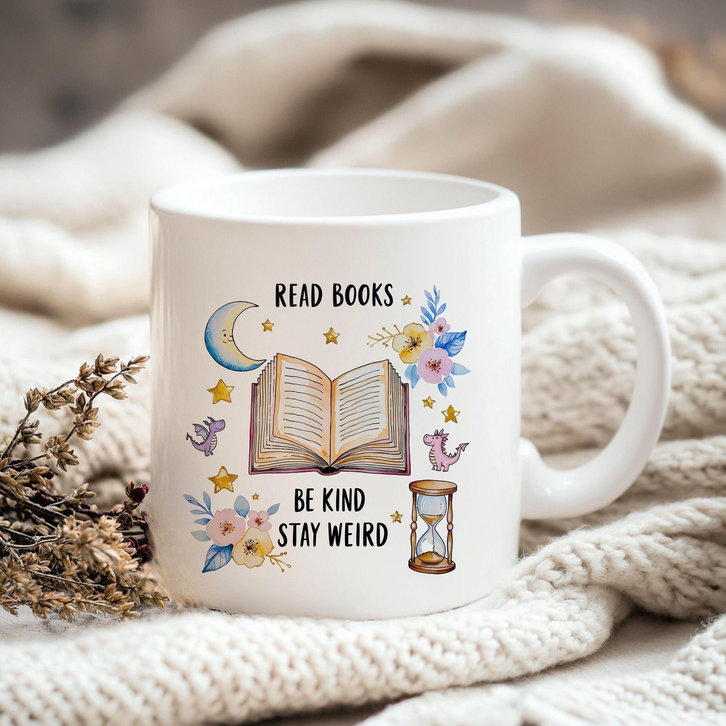 Read Books Be Kind Stay Weird PNG Shirt Design