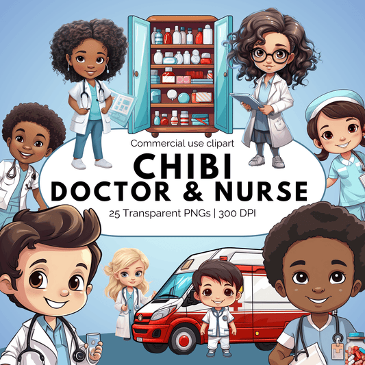 Doctor and Nurses Clipart