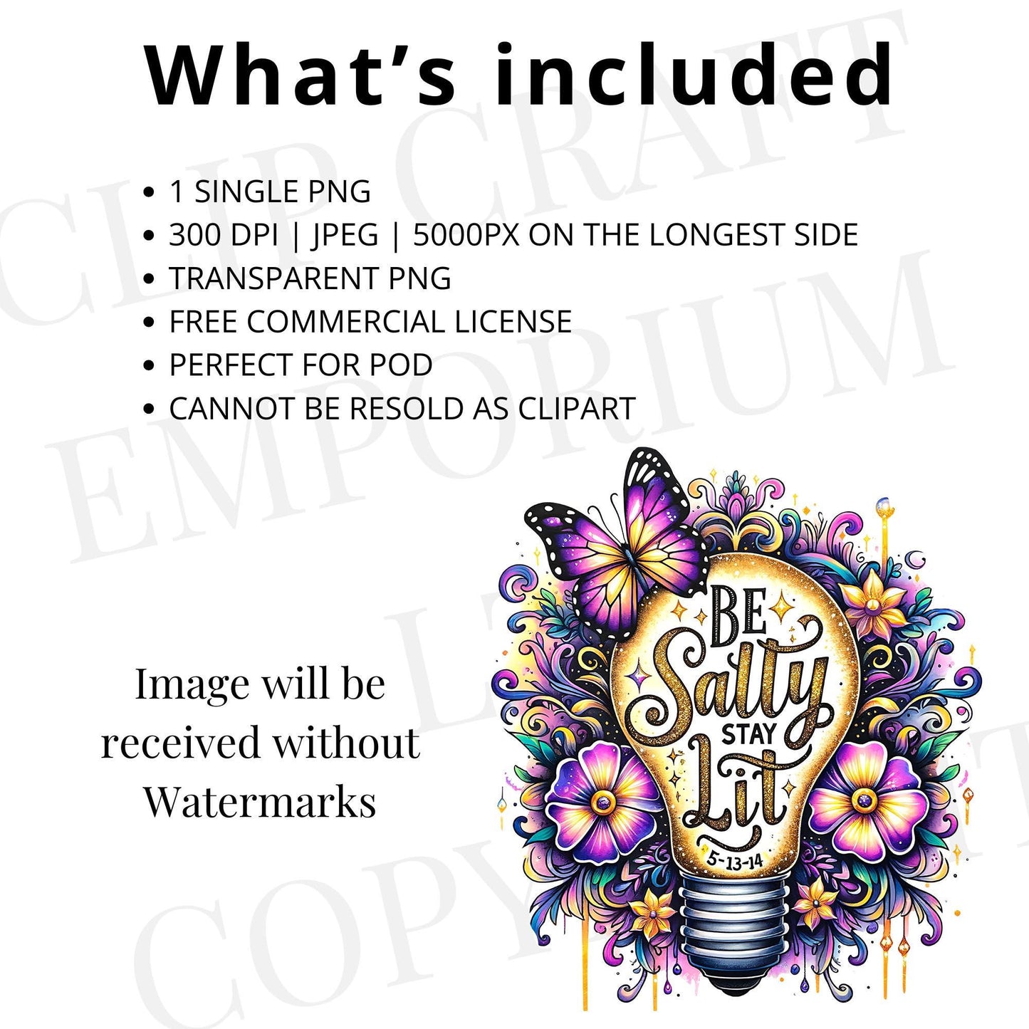 Sé salado, mantente encendido PNG