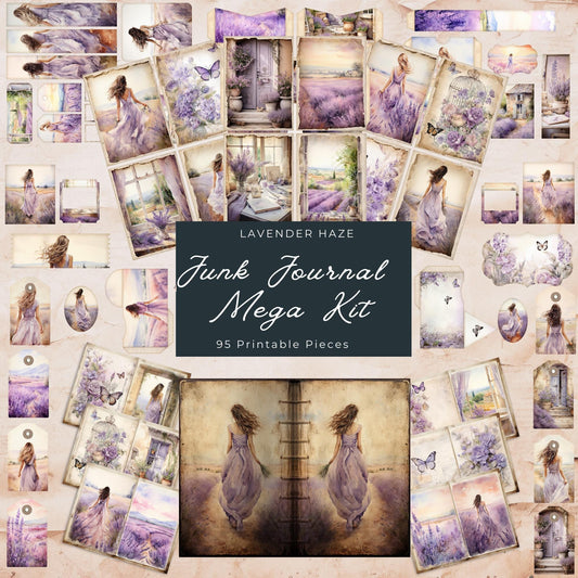 Lavender Haze Junk Journal Mega Kit