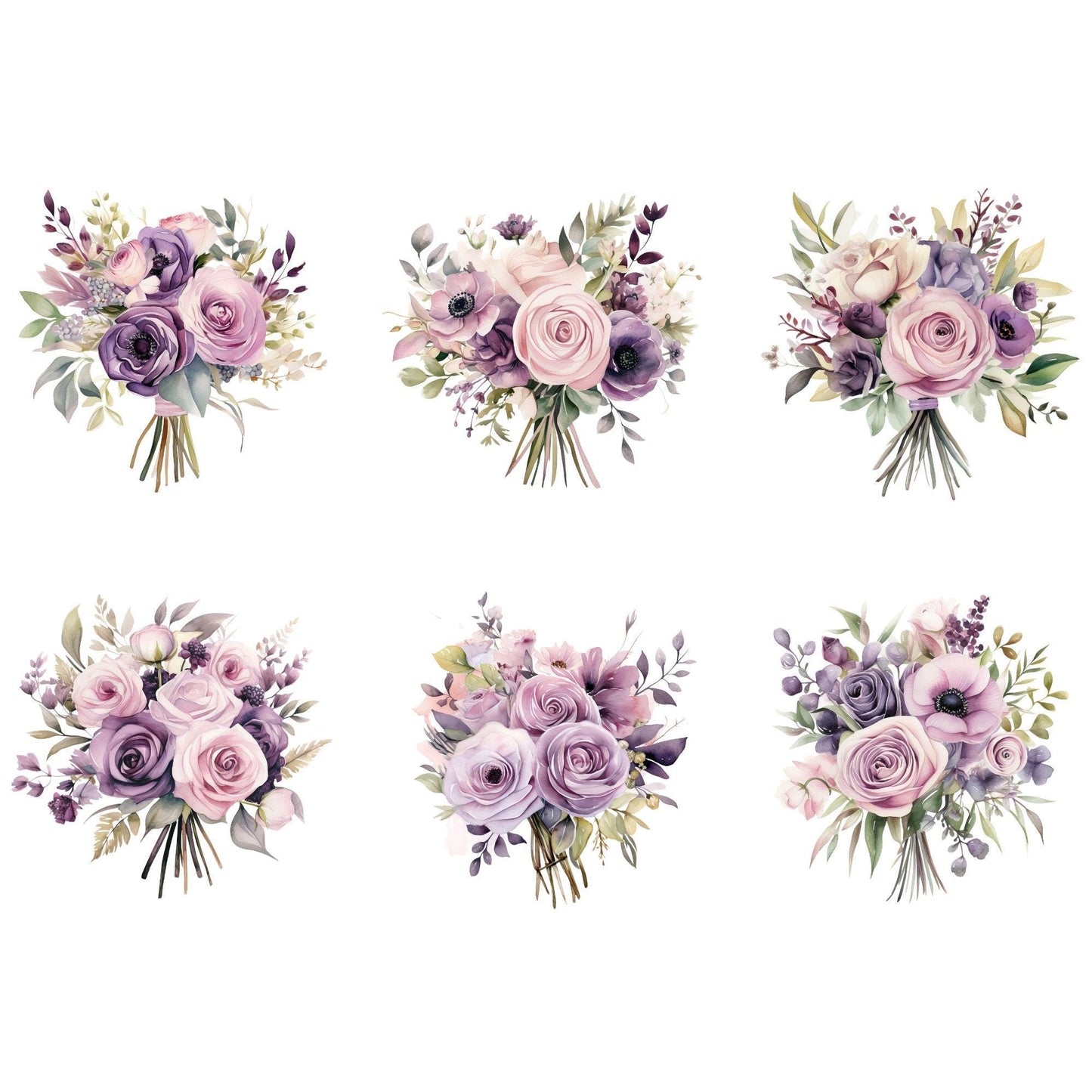 Soft Lilac Dream Florals