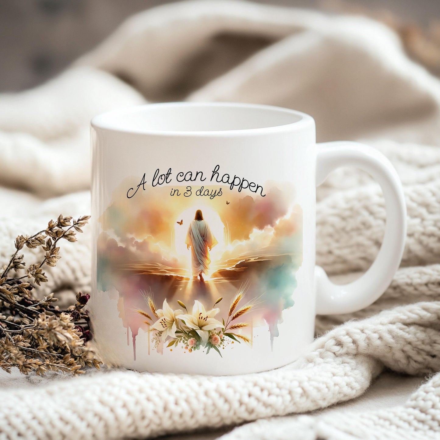 A Lot Can Happen in 3 Days Bow Girl PNG | Christian Easter Sublimation Design | He Is Risen Png | Easter Shirt Design | Digital Download