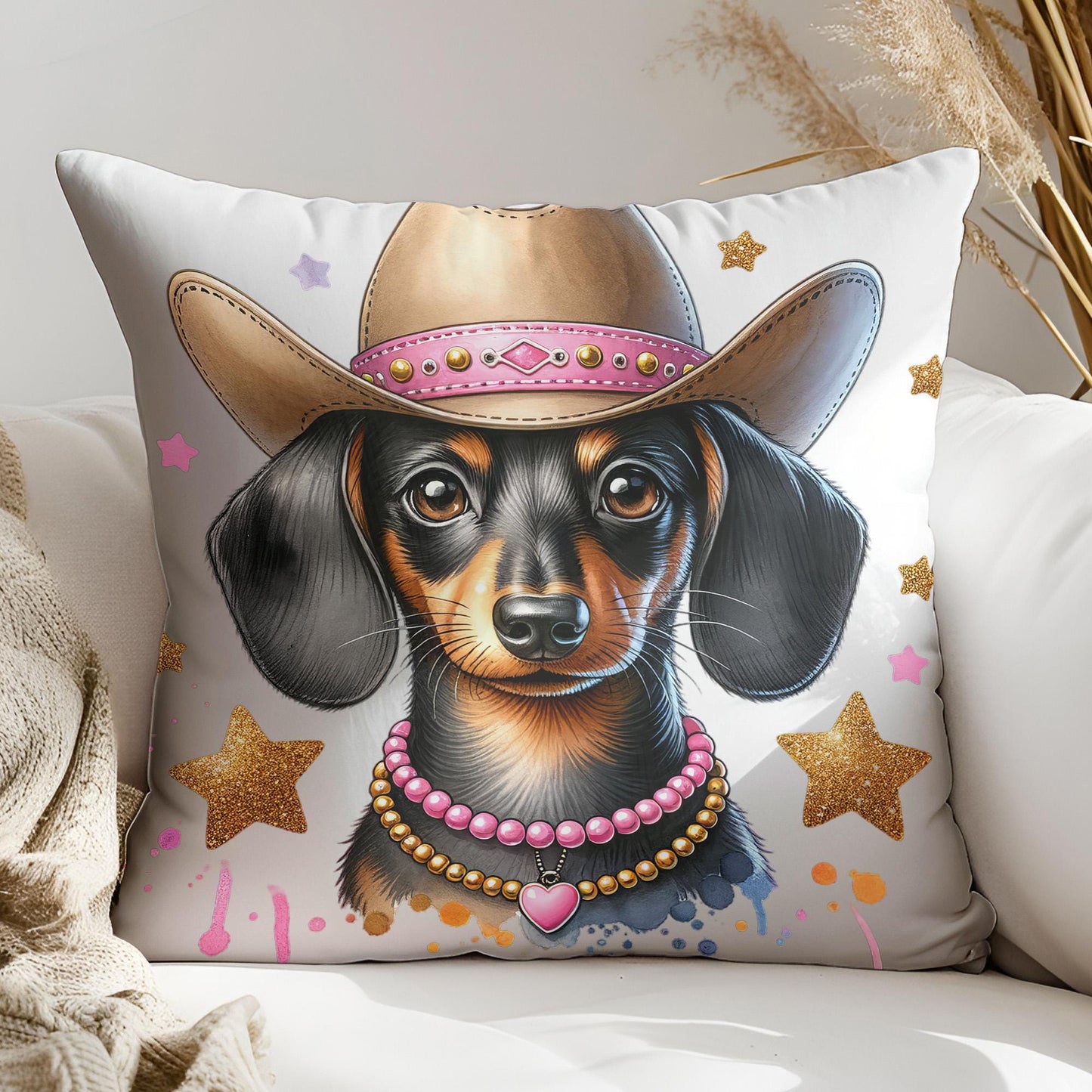 Dachshund Cowboy Hat PNG