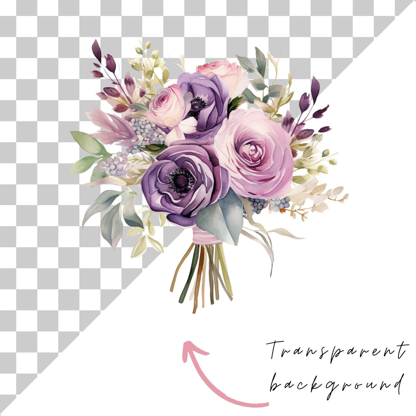 Soft Lilac Dream Florals