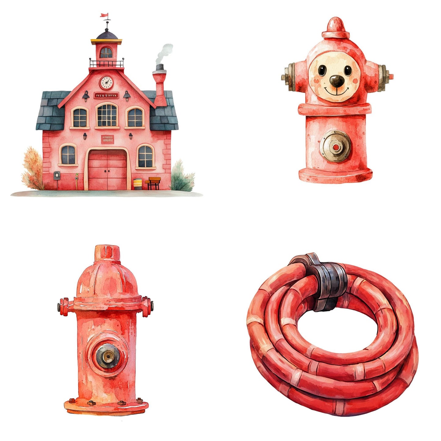 Fire Engine Nursery Clipart