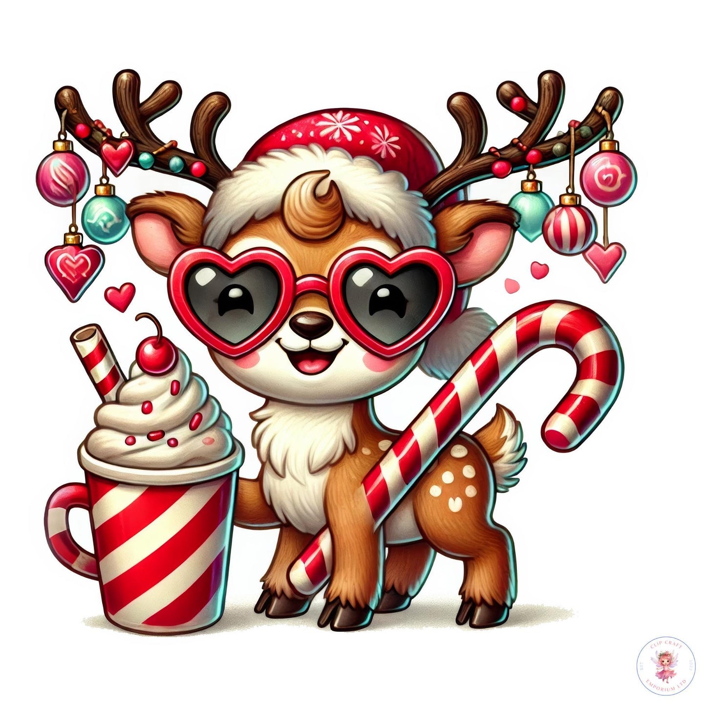 15 imágenes prediseñadas de renos peculiares