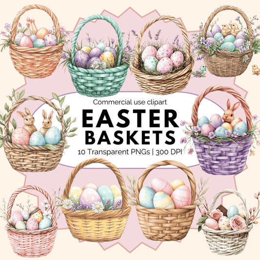 Easter Basket Clipart