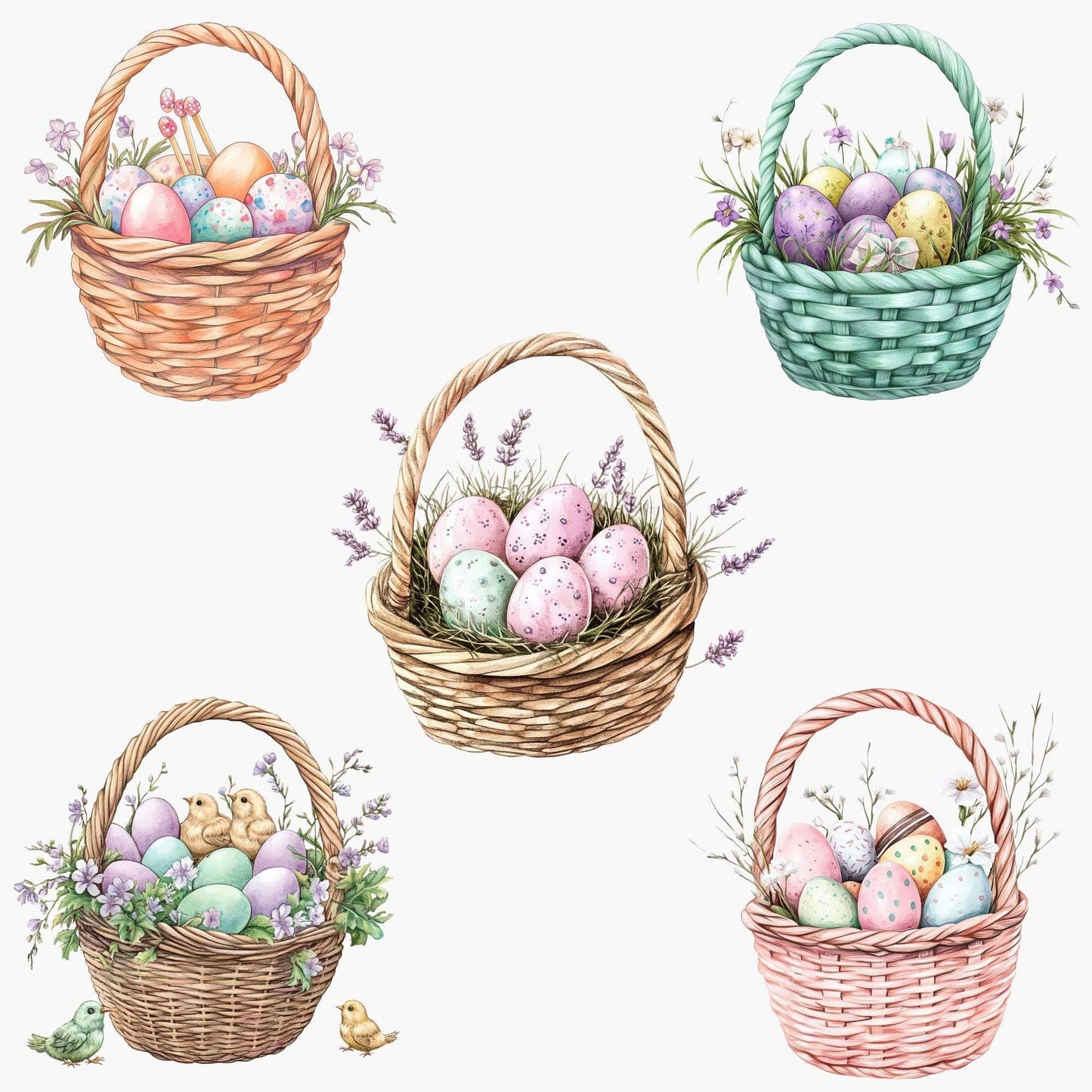 Easter Basket Clipart