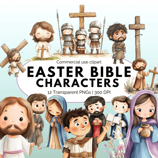 Easter Bible Characters Clipart