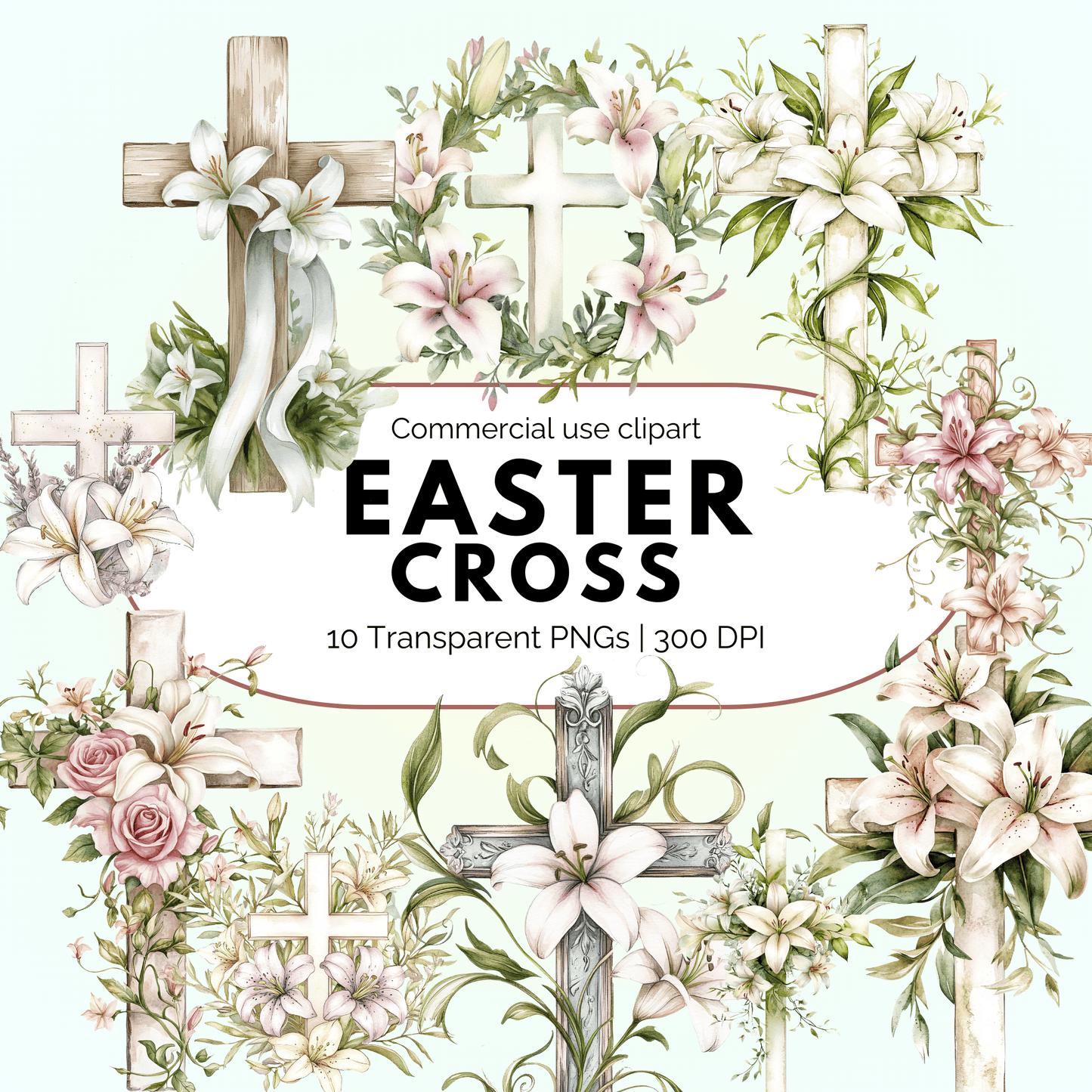 Easter Cross Clipart