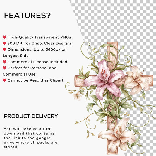 Easter Cross Clipart