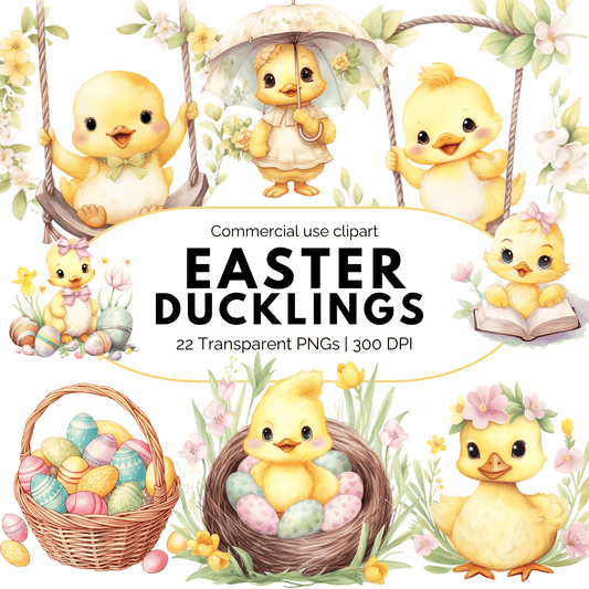 Easter Duck Clipart