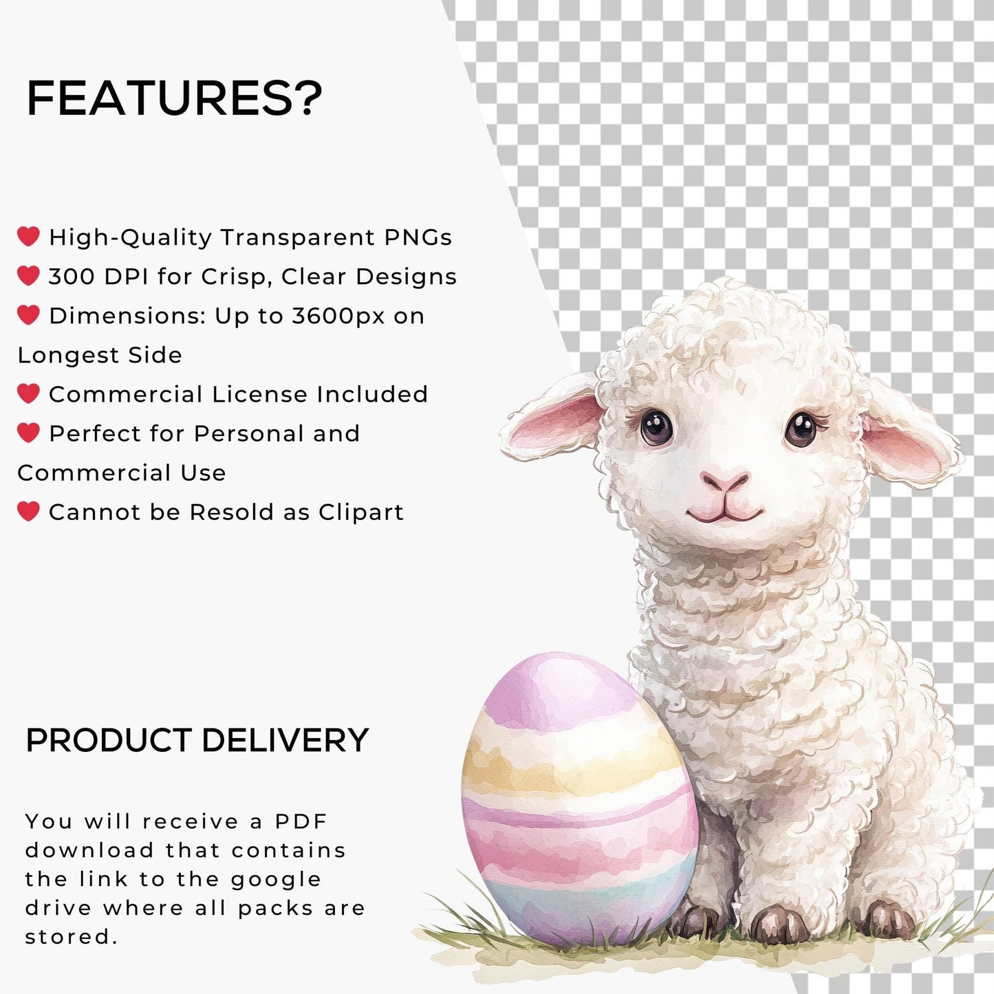 Easter Icons Clipart