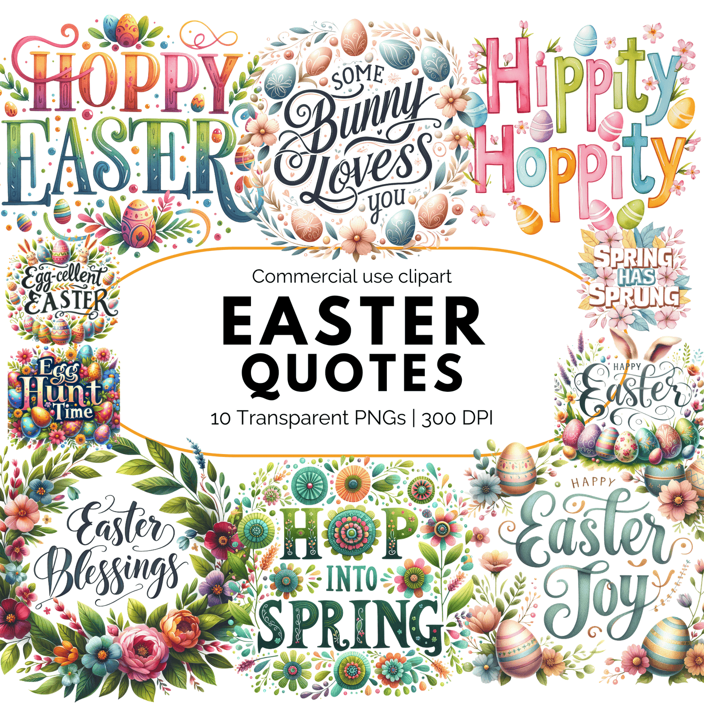 Easter Quotes Clipart
