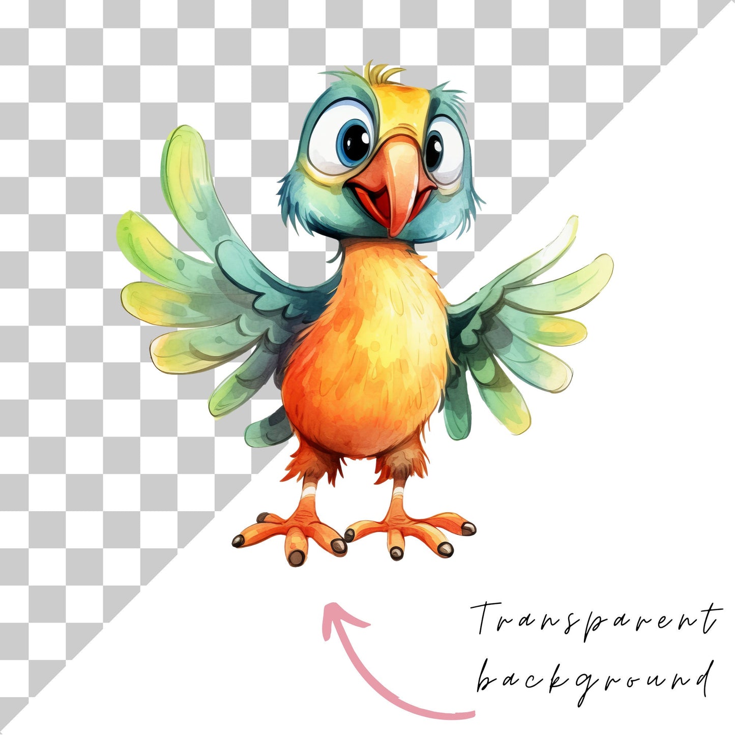 Quirky Birds Clipart