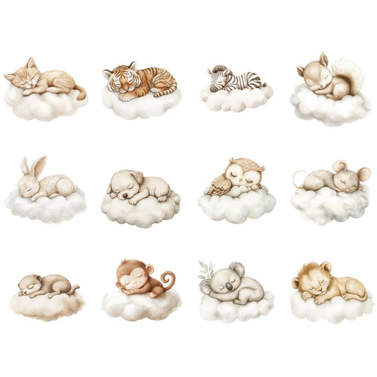 Neutral Sleeping animals clipart