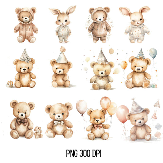 Boho Baby Shower Clipart