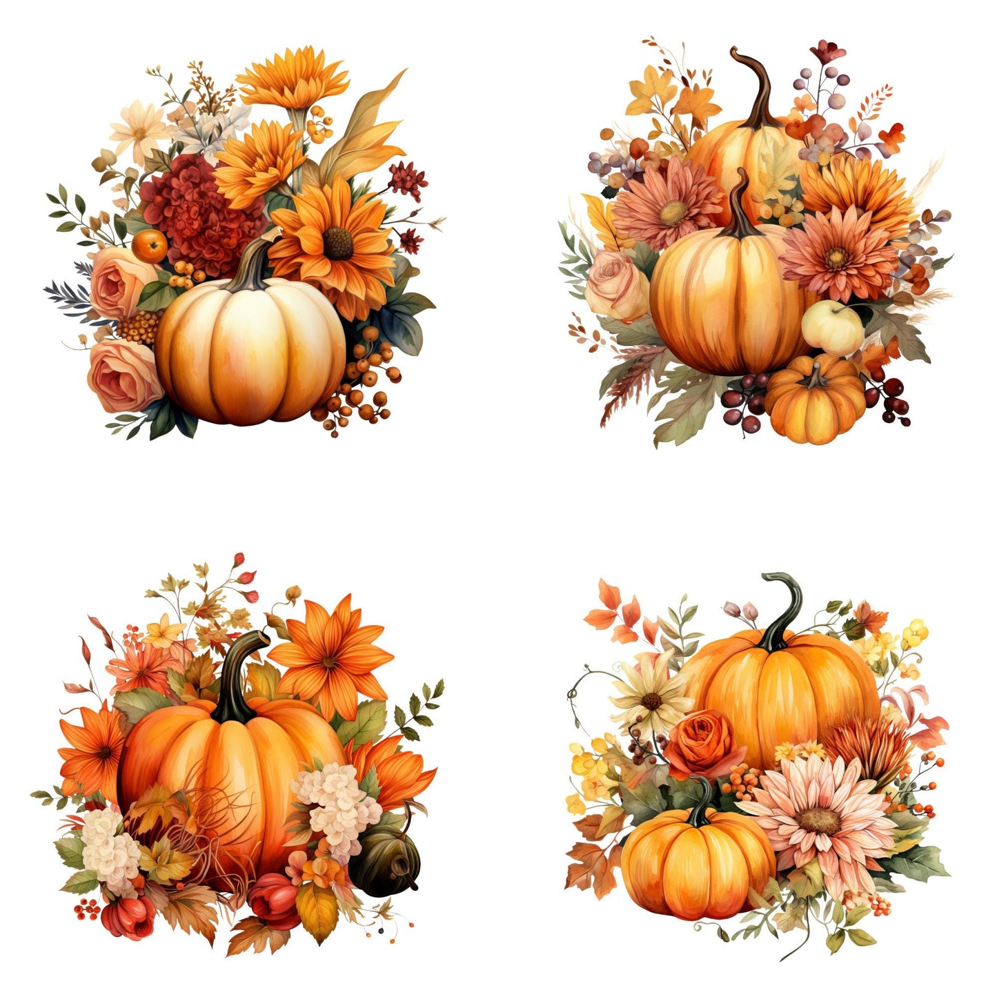 Pumpkin Bouquets