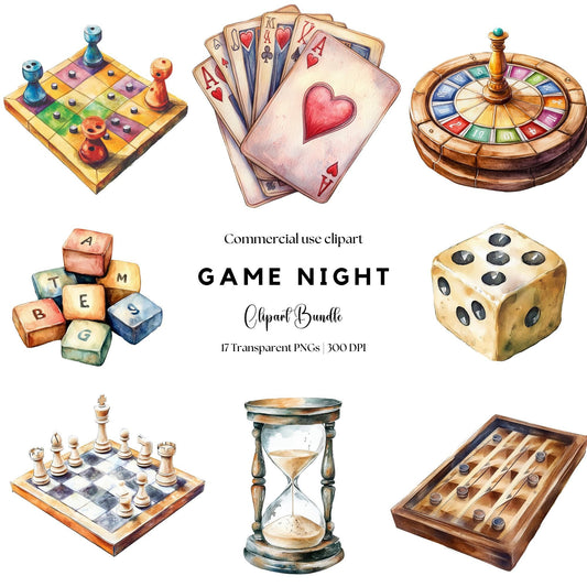 Game Night Clipart