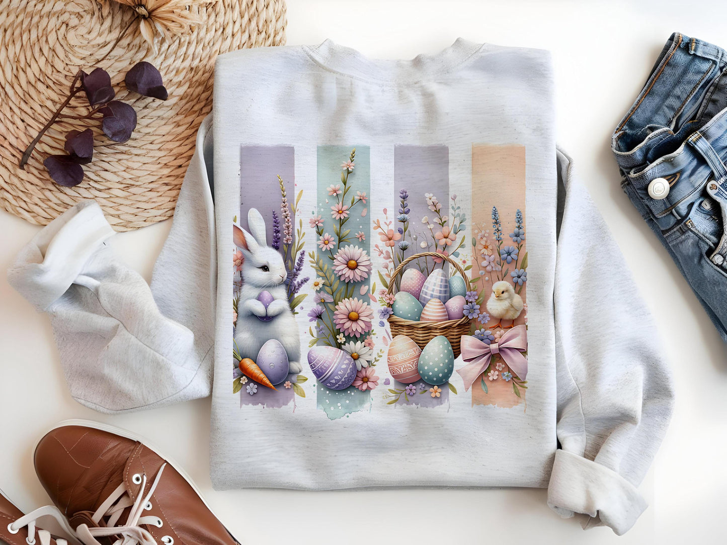 Cute Easter Brushstroke PNG