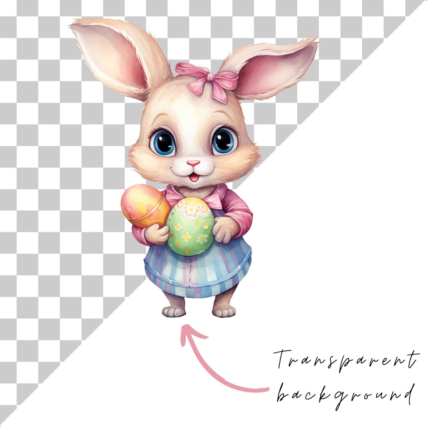 Easter Woodland Animal Clipart