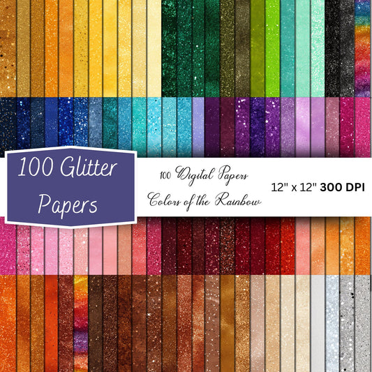 Glitter Digital Papers