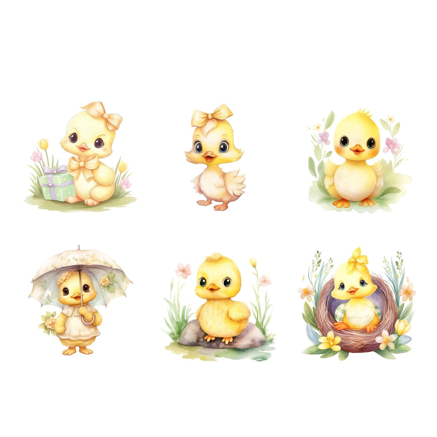 Easter Duck Clipart