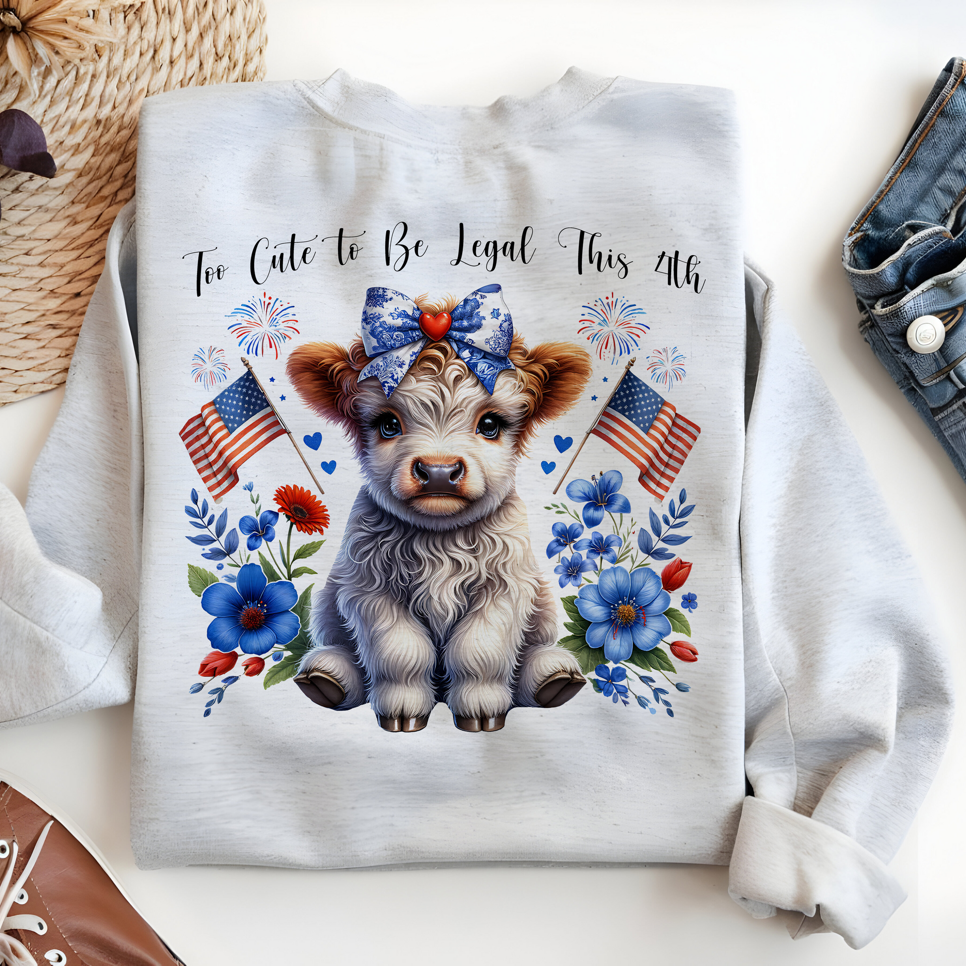 a white shirt with a picture of a dog on it