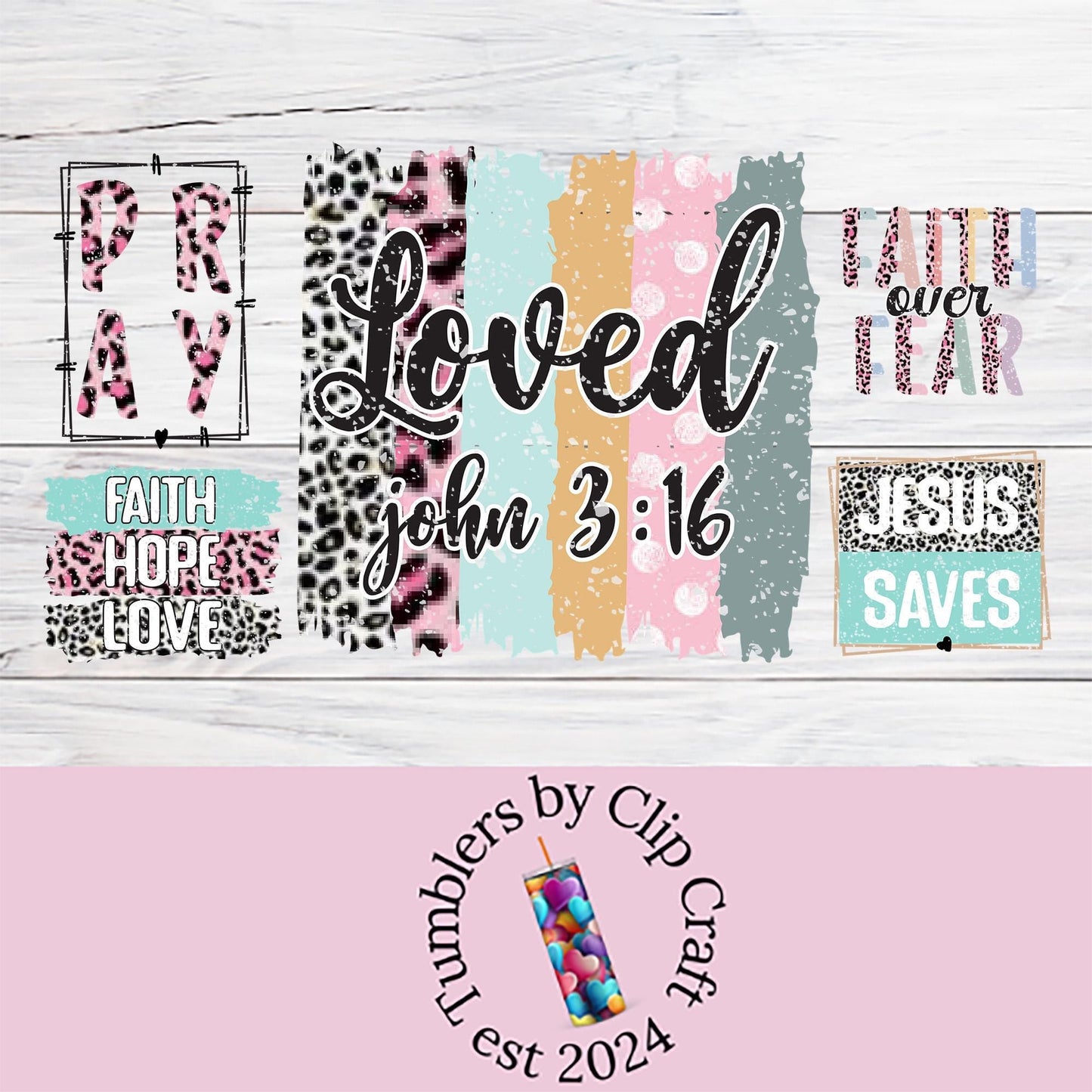 a pink and white wooden background with the words loved in different languages
