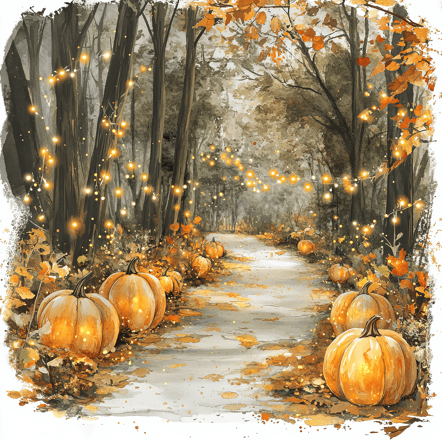 Fall Fairy Clipart PNG – Whimsical Autumn Fairies, Forest Elements & Magic Fairy Garden