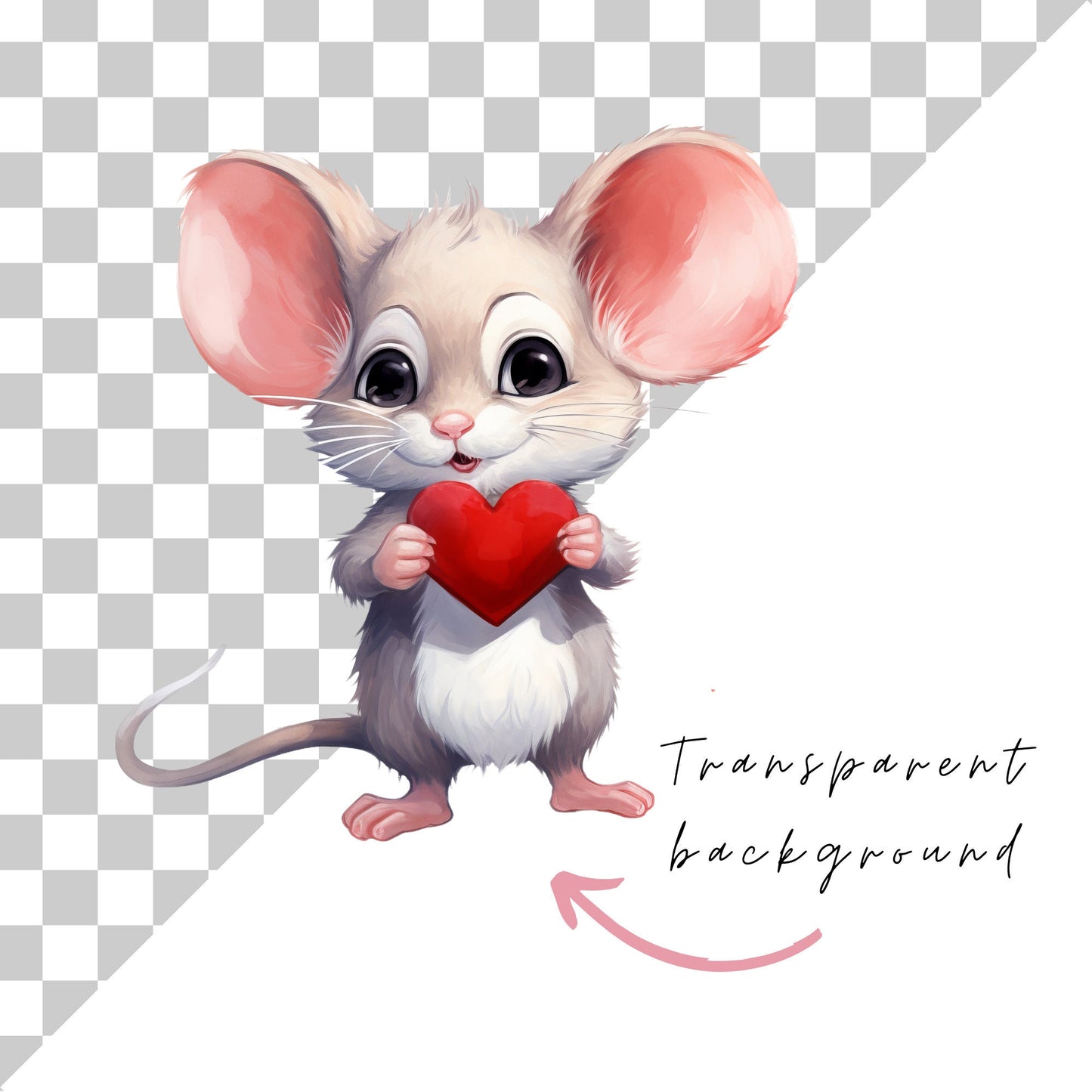 Valentines Cute Animal Clipart