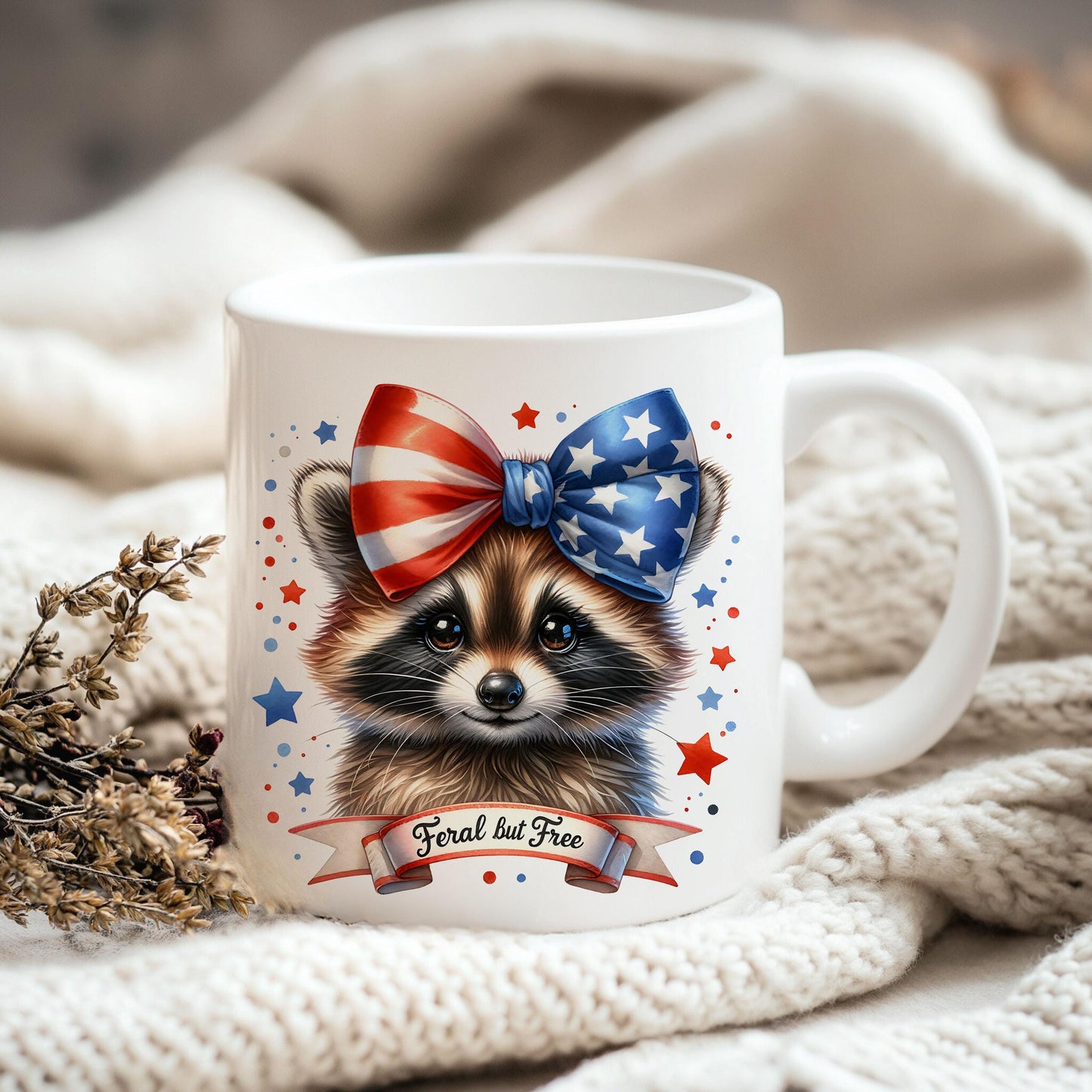 Feral But Free Raccoon PNG