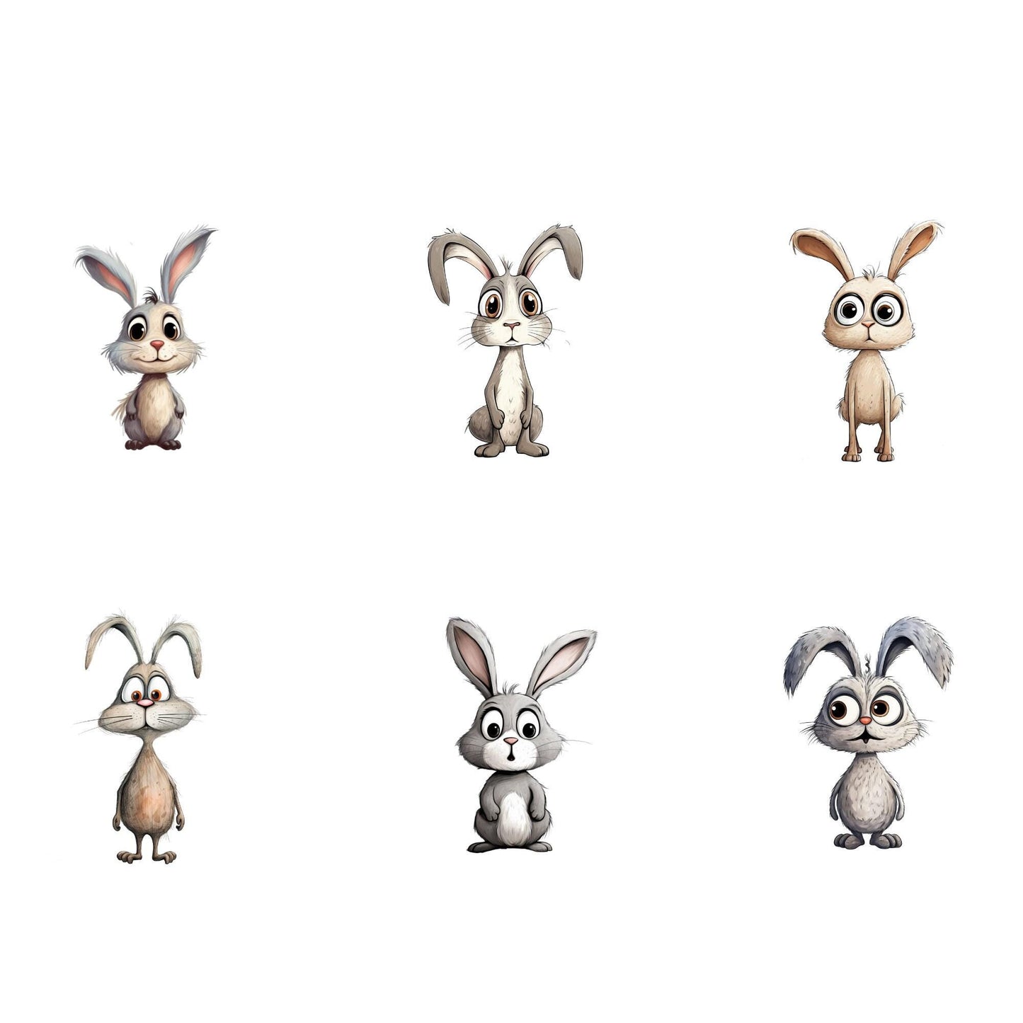 Quirky Bunny Clipart