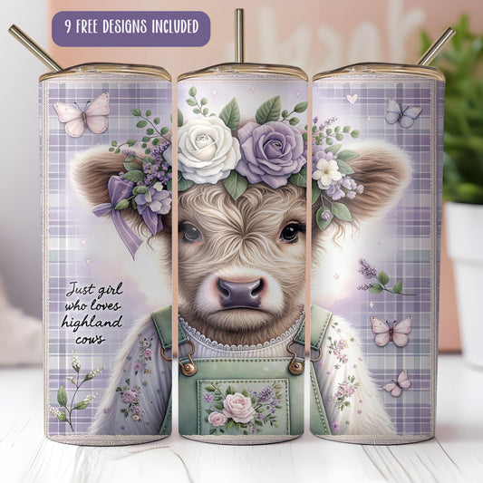 a picture of a cow with a flower crown on its head