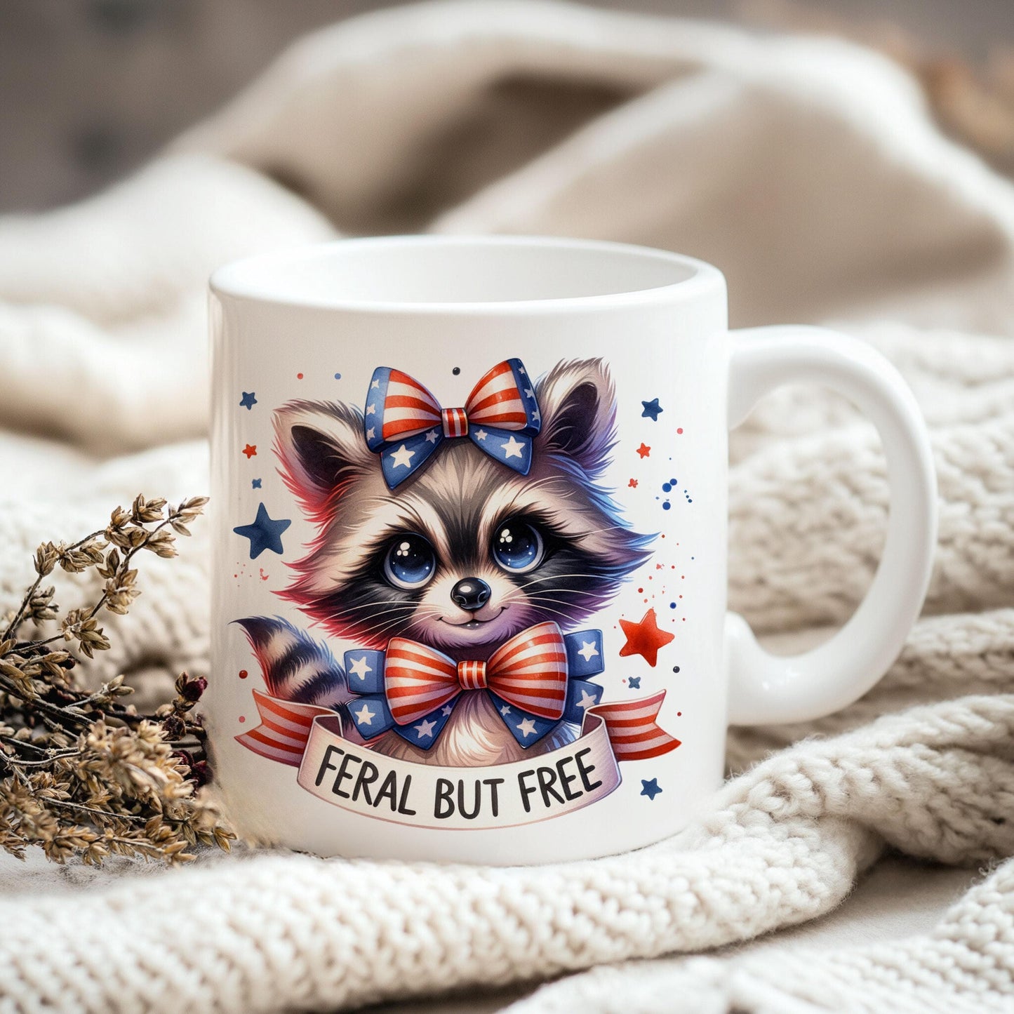 Feral But Free Raccoon PNG