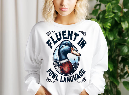 Fluent in Fowl Language Duck Png