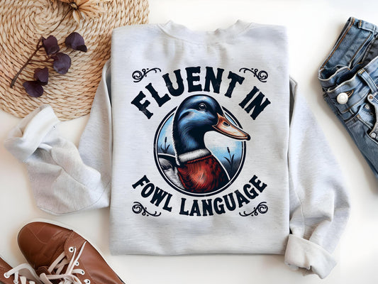 Fluent in Fowl Language Duck Png