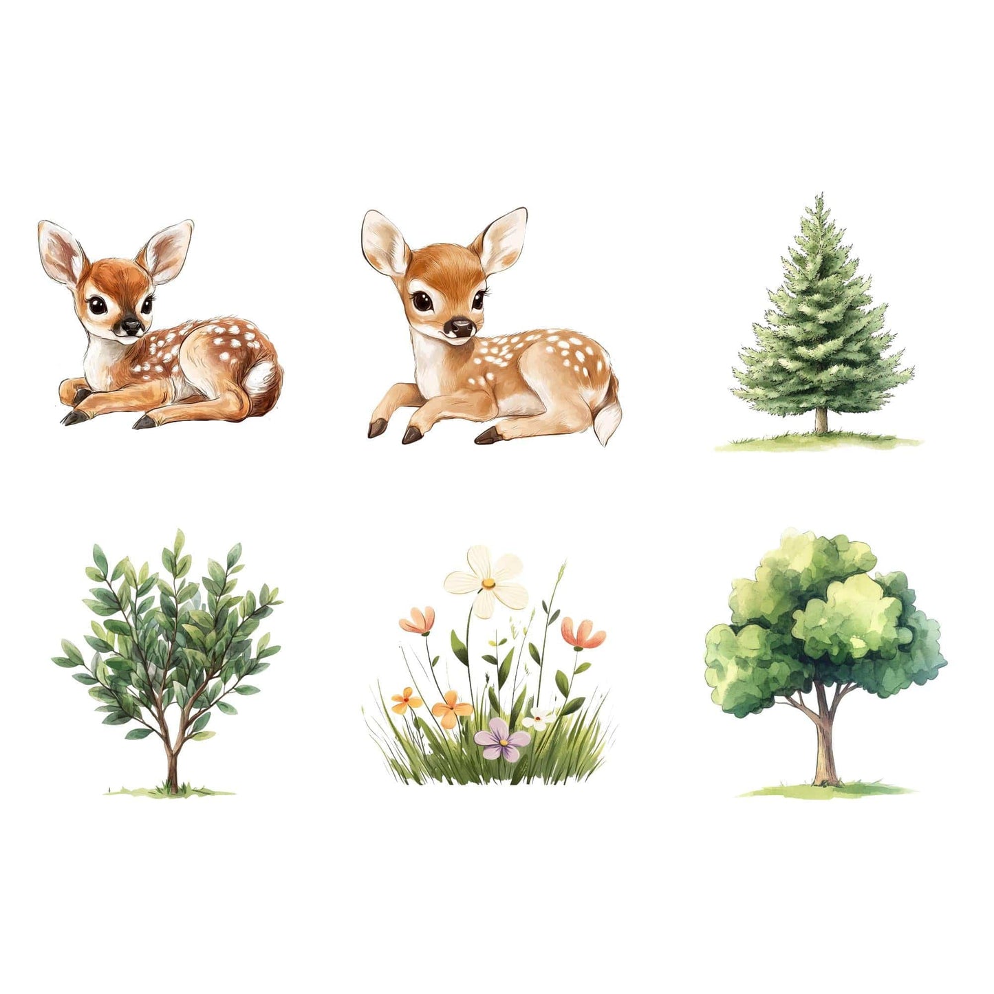 Forest Deer Clipart