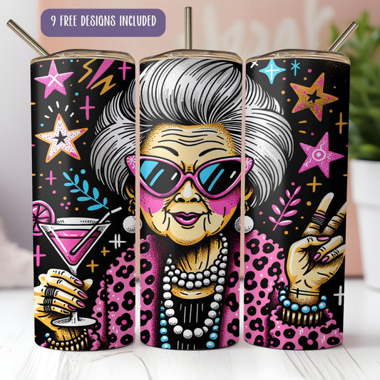 a picture of a woman holding a drink in her hand