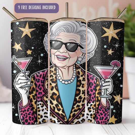 a picture of a woman holding a drink