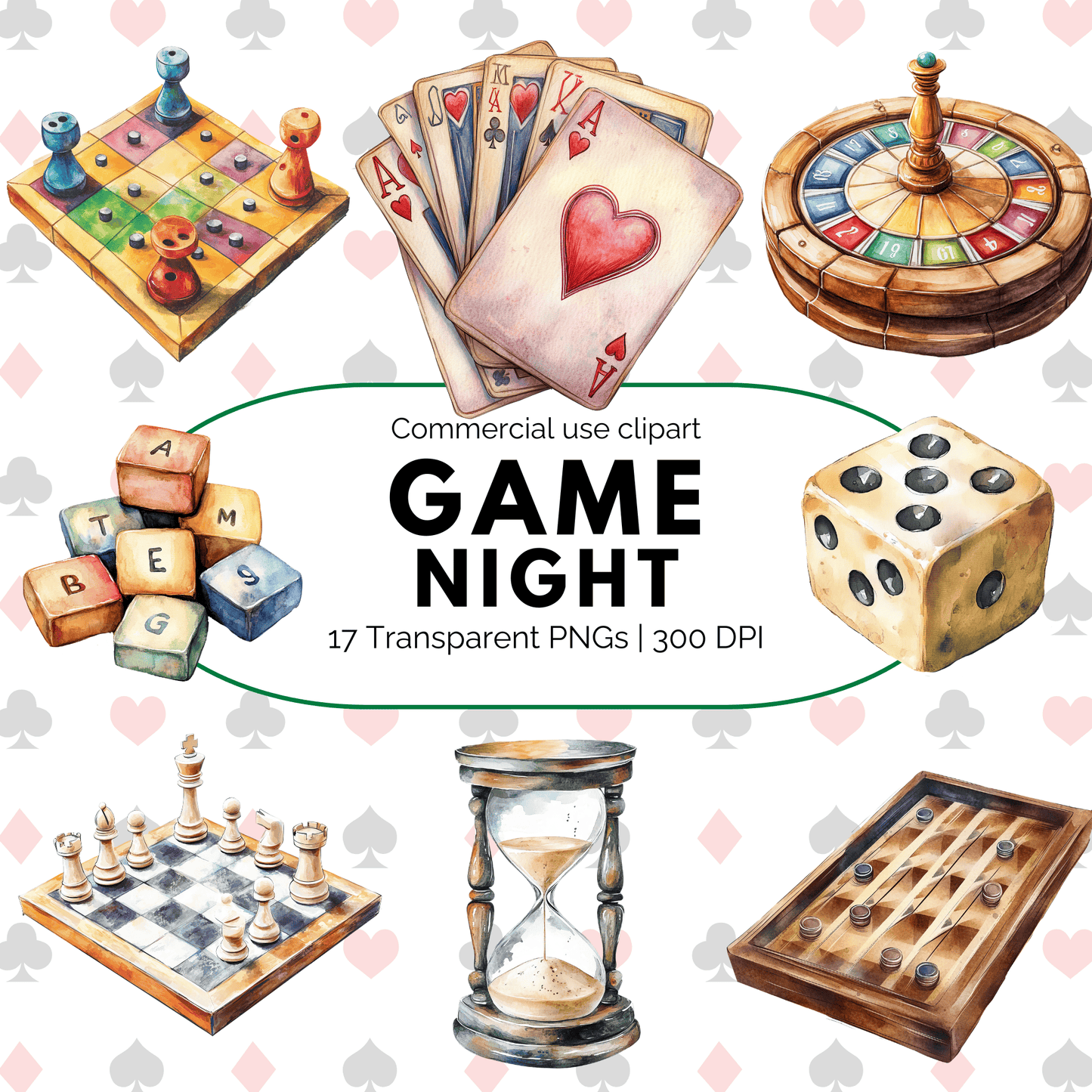 Game Night Clipart