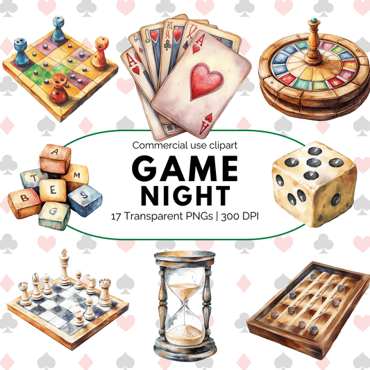 Game Night Clipart