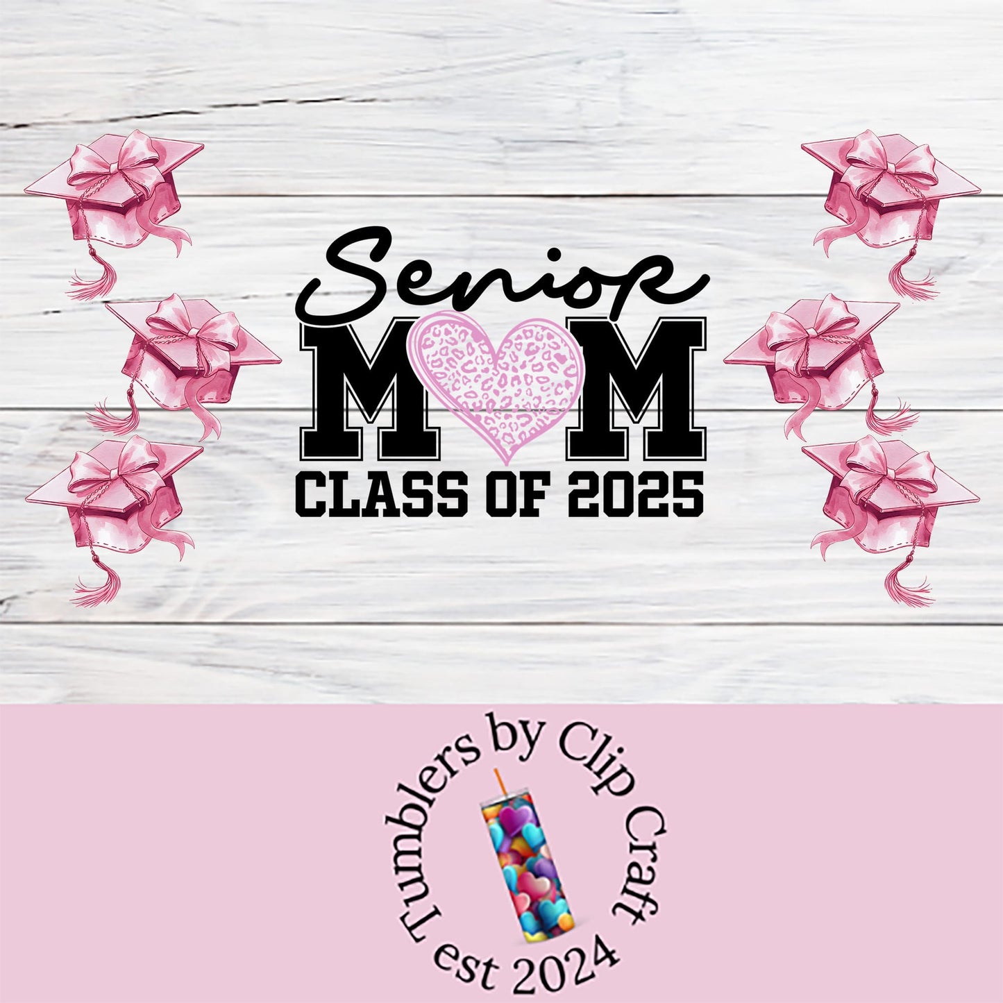 Graduation 2025 Glass Can Wrap