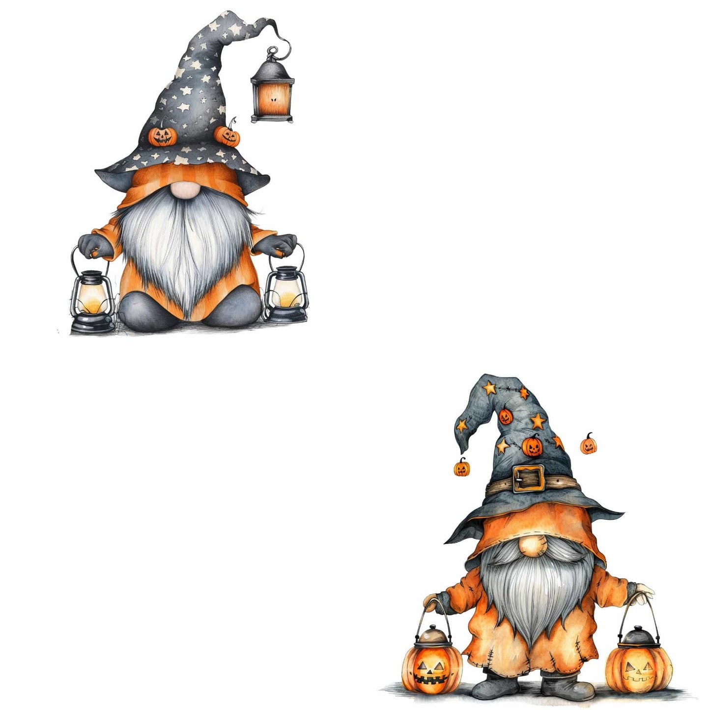 Halloween Gnome Clipart
