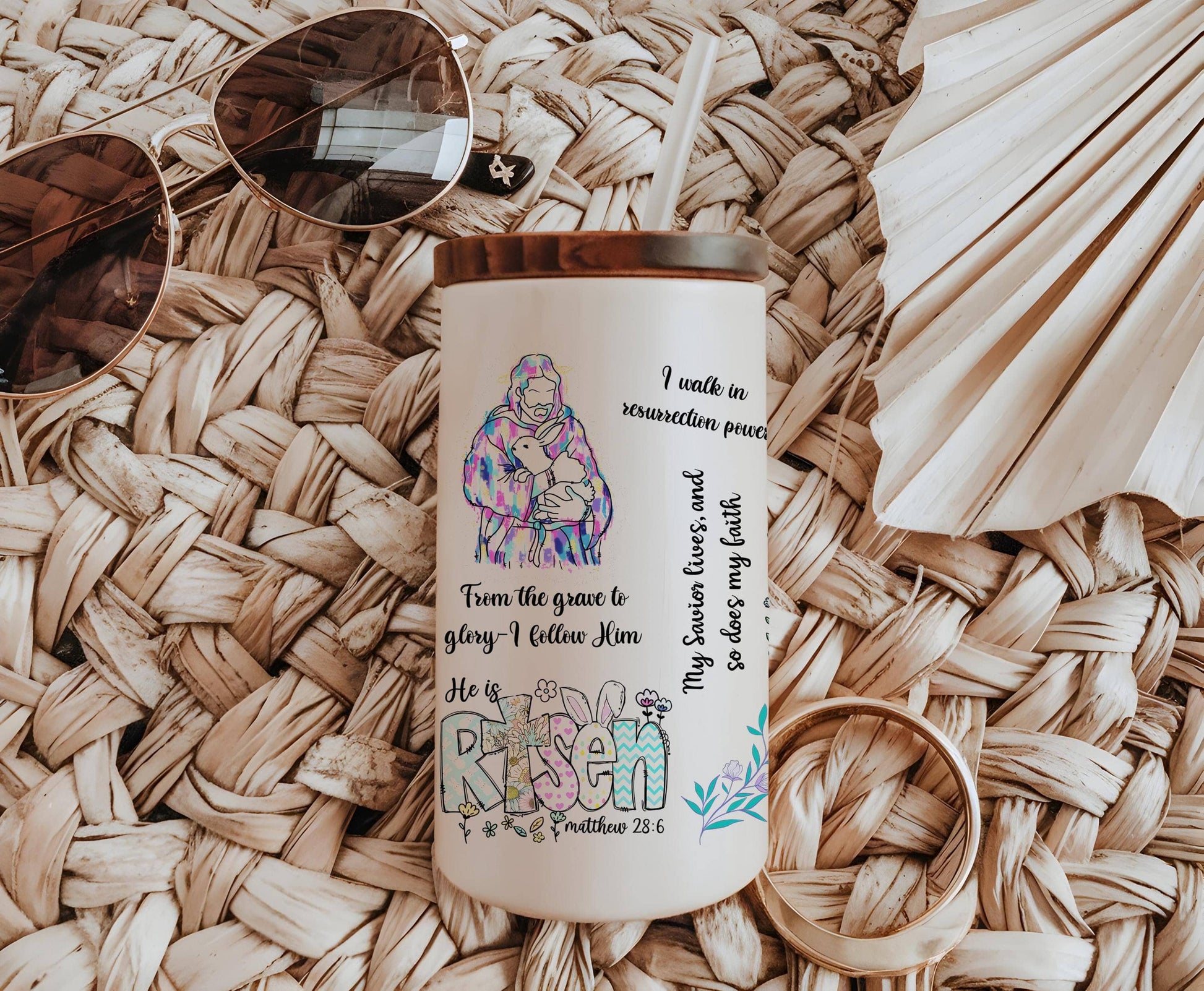 a coffee cup with a picture of an elephant on it