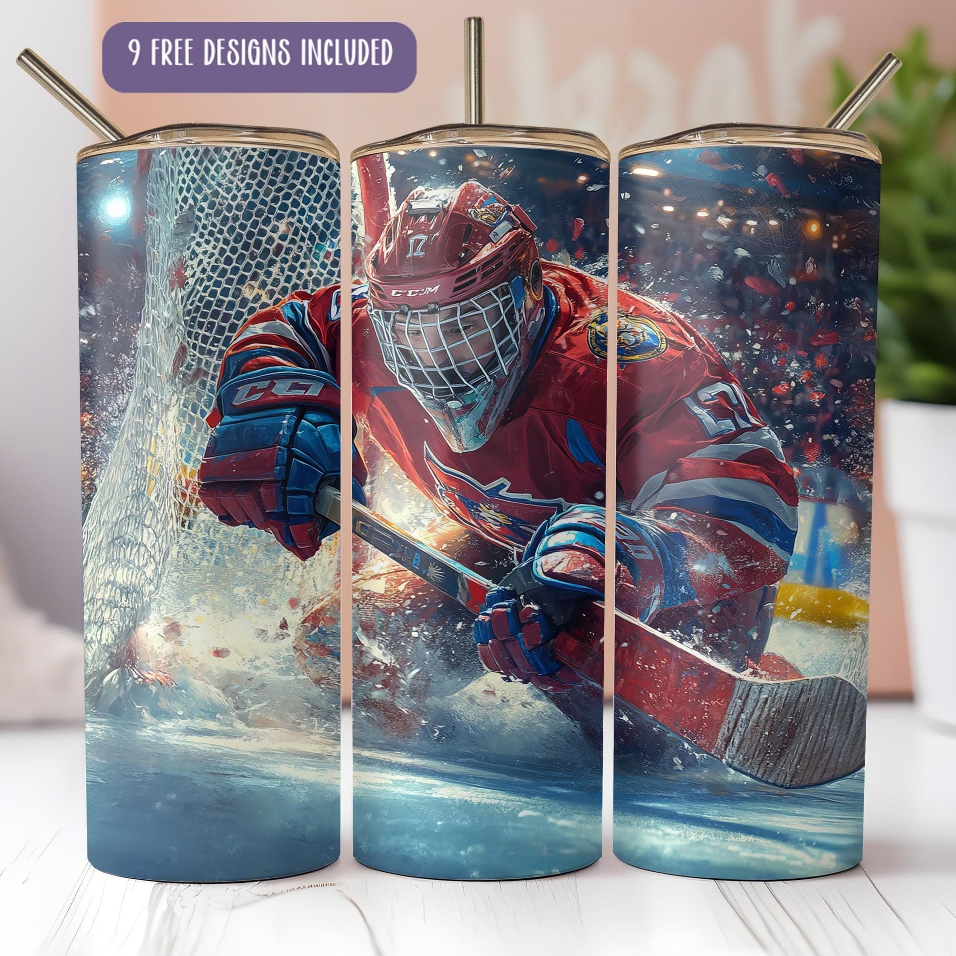 a picture of a hockey player on the ice