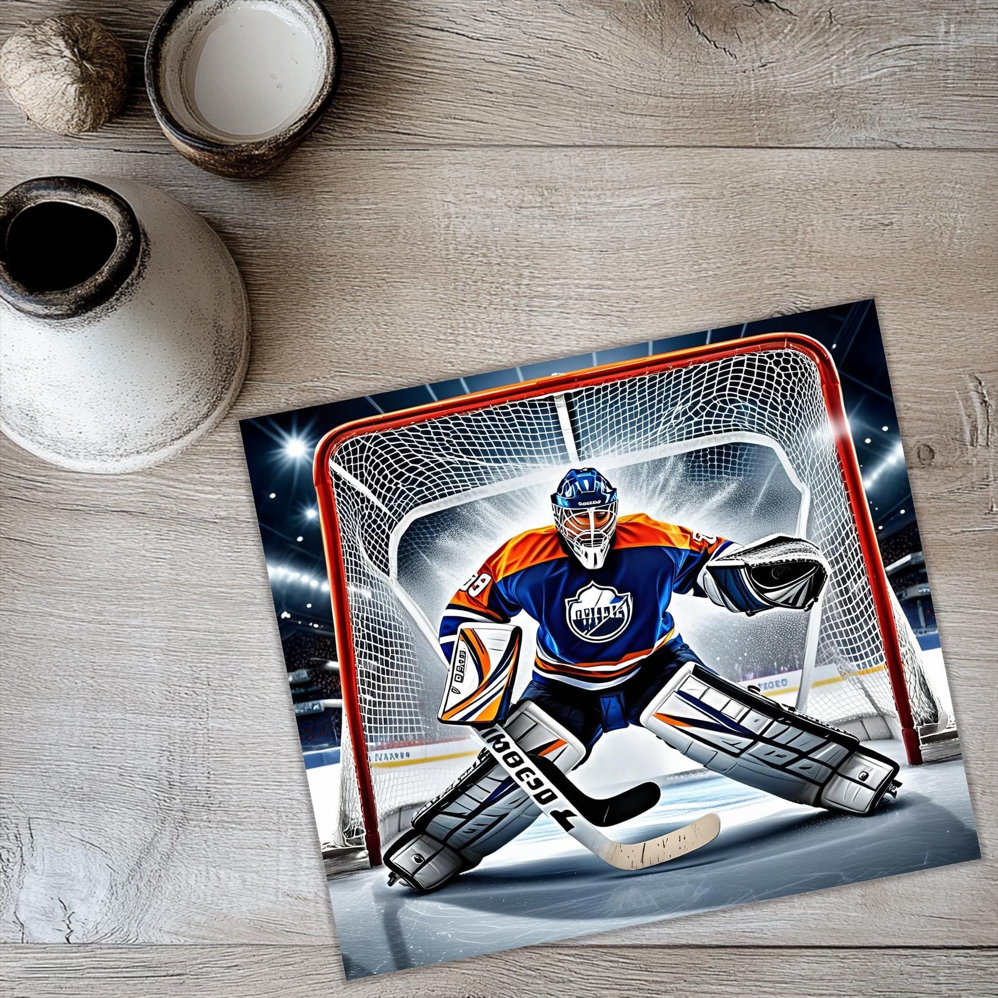 a picture of a hockey player on the ice