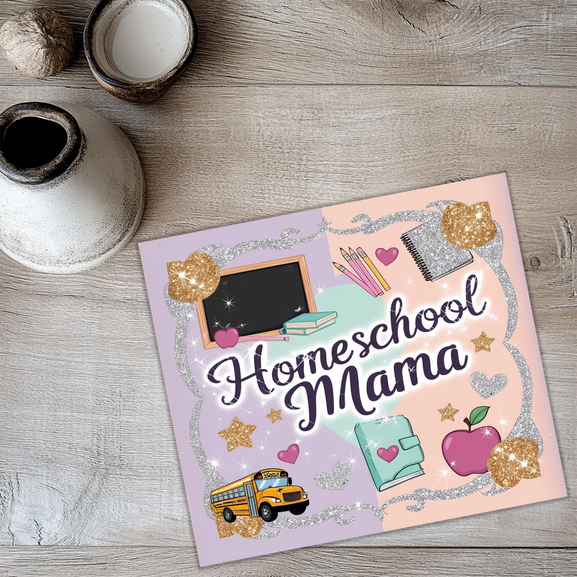 a picture of a book that says homeschool mama
