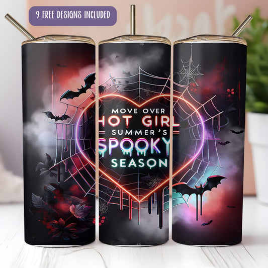 Vaso de verano de chica sexy PNG | Envoltura de Halloween de terror