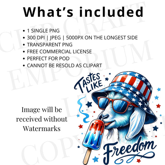 a poster with an image of a goat wearing a hat and sunglasses